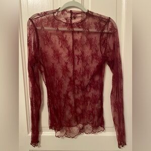 2 for $6 Sheer Lace Top
